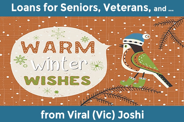Loans for seniors and veterans with holiday wishes