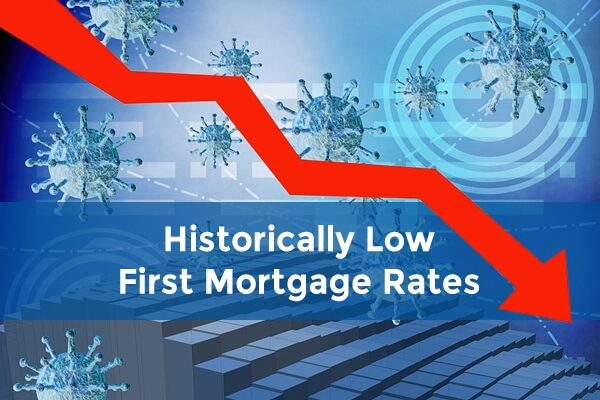 Historically low first mortgage rates