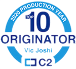 Vic Joshi Top Originator 2020 C2 Financial